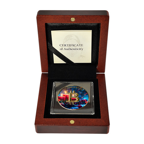 Christmas bitcoin medaille - bitcoin,
