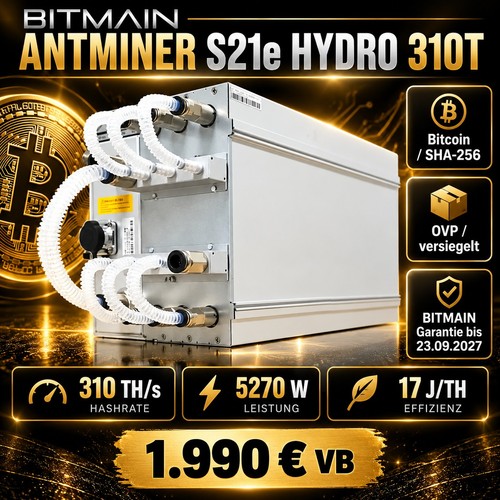 Bitmain antminer s21e hydro - bitmain,