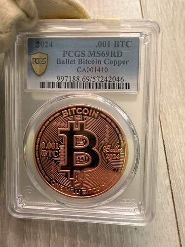 Bitcoin münze kupfer geladen - münze,