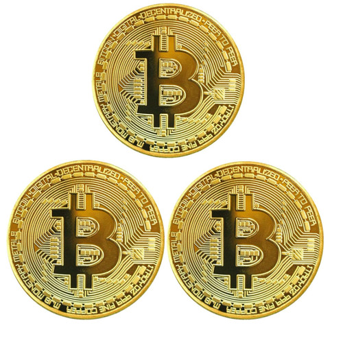 Pcs bitcoin münzen gold - pcs,