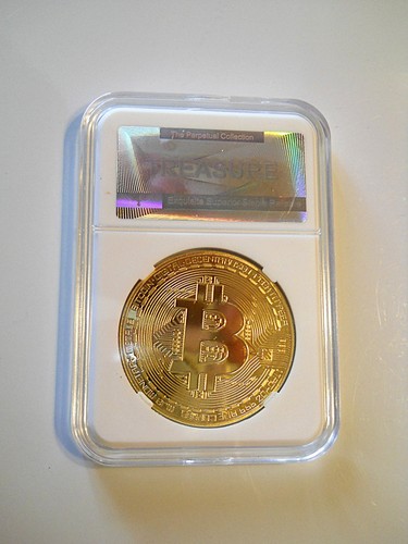 Bitcoin münze gold - münze,