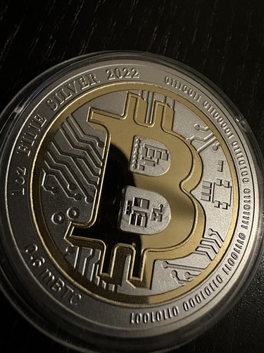 Bitcoin münze silber - münze, 1