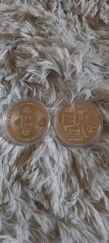 Bitcoin medallie silberfarben - medallie,