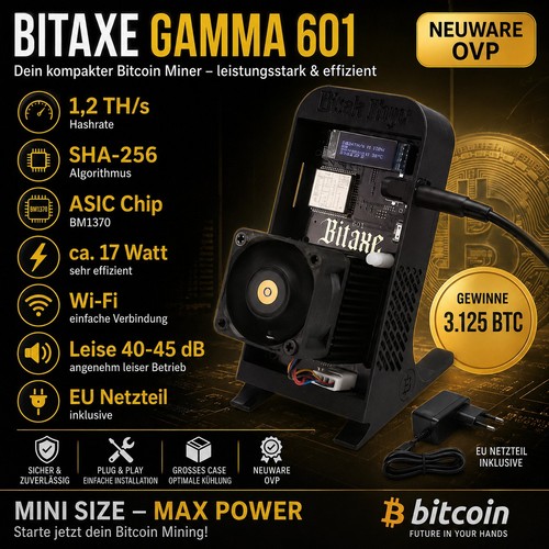 Bitaxe gamma 601 - bitaxe,