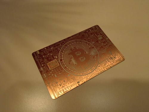 Bitcoin metall kreditkarte - bitcoin,